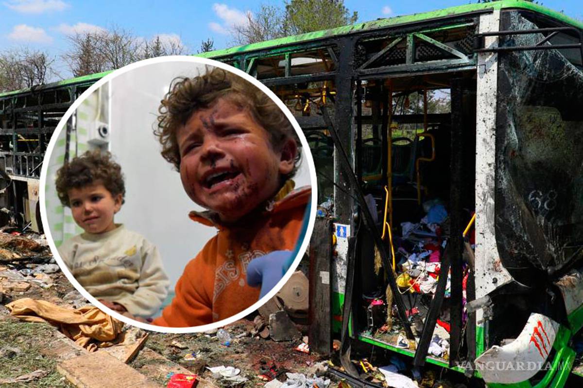 Más de 120 muertos, entre ellos 68 niños, deja ataque contra convoy de sirios evacuados