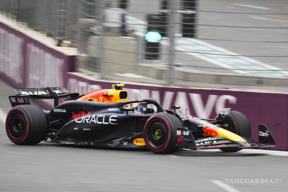 Checo Pérez largará cuarto en el Gran Premio de Azerbaiyán