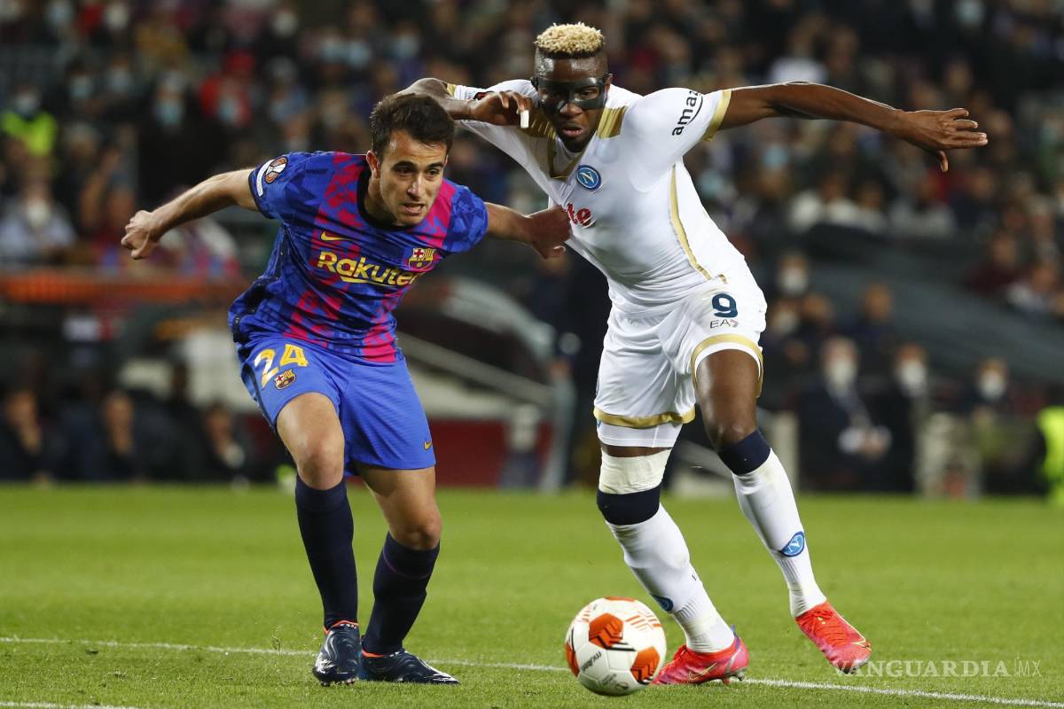 Barcelona salva el empate en la Europa League contra el Napoli