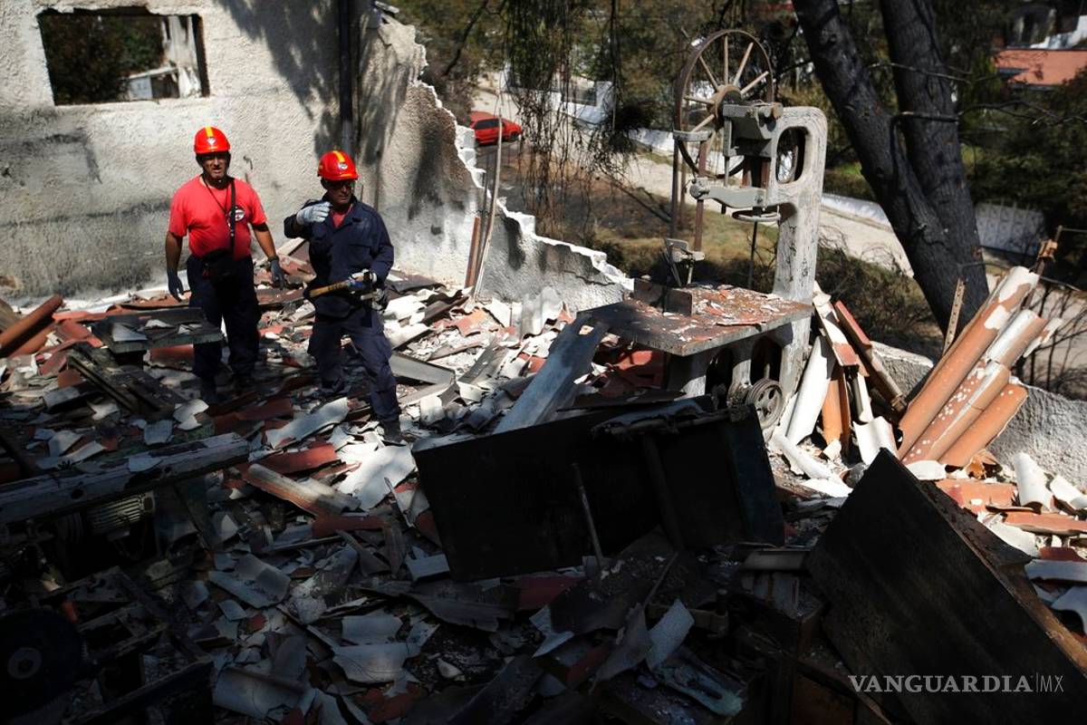 Suman 81 muertos por incendios en Grecia