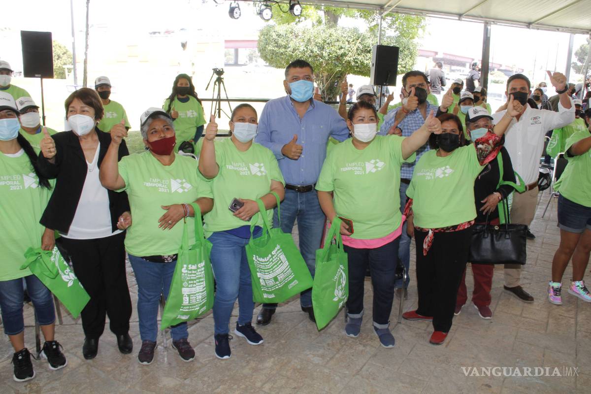 Emplearán a mil saltillenses con programa de empleo temporal