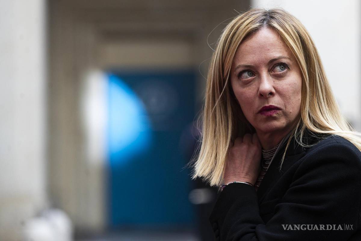 $!La primera ministra italiana, Giorgia Meloni.