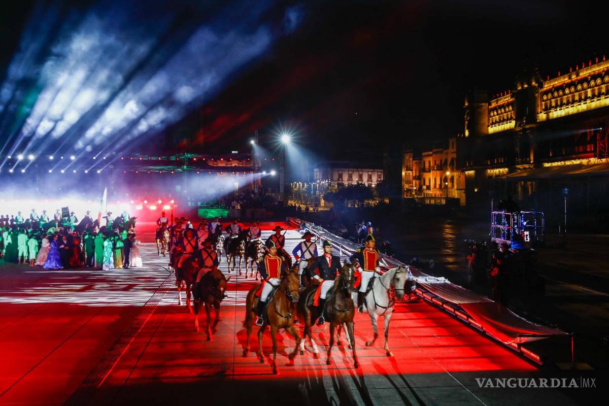 $!Aspectos de la conmemoración del Bicentenario de la consumación de la Independencia de México en el Zócalo de la Ciudad de México. Lunes 27 de septiembre de 2021. Agencia EL UNIVERSAL/Diego Simón Sánchez/RDB