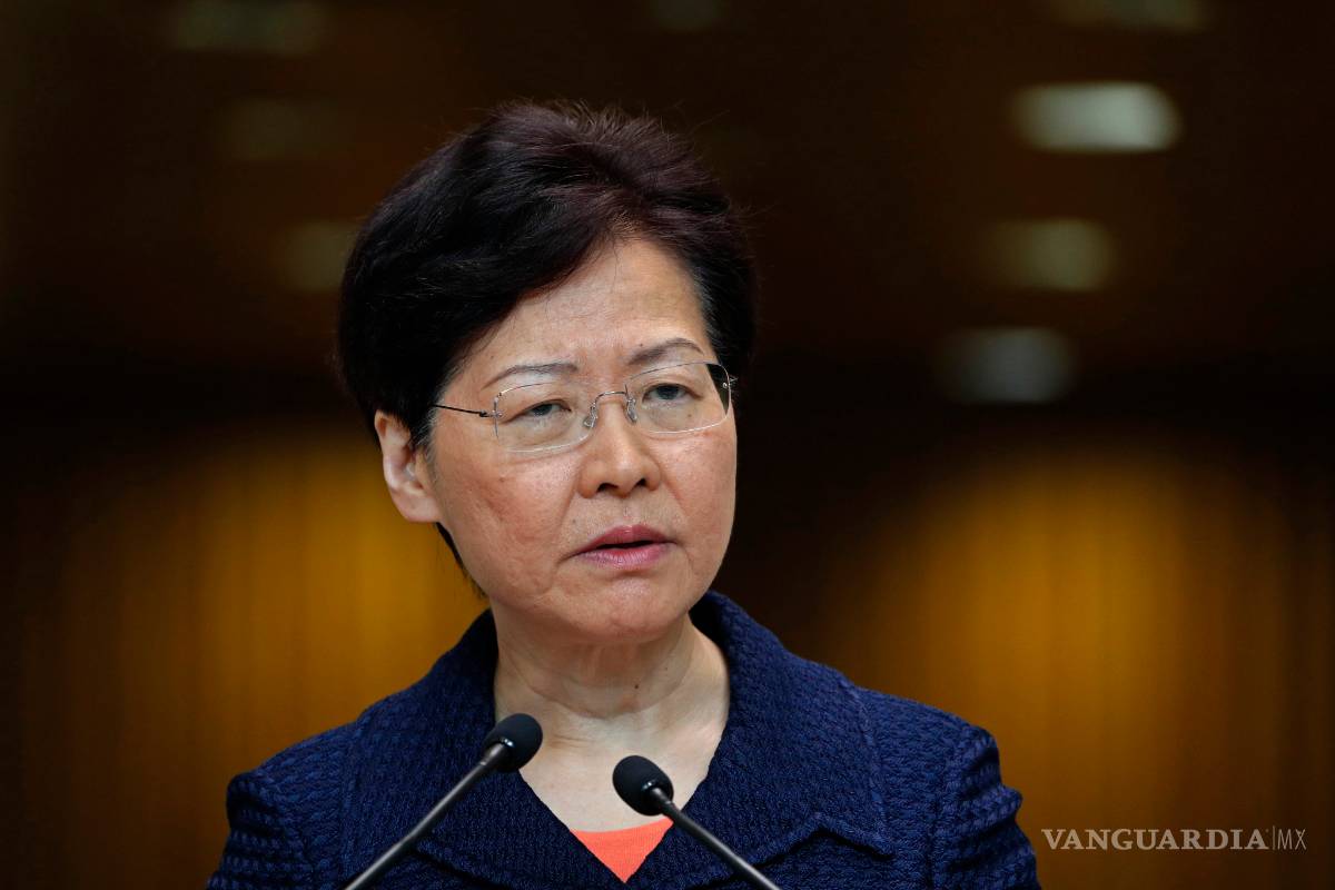 Carrie Lam, jefa ejecutiva de Hong Kong promete diálogo para acabar con las protestas