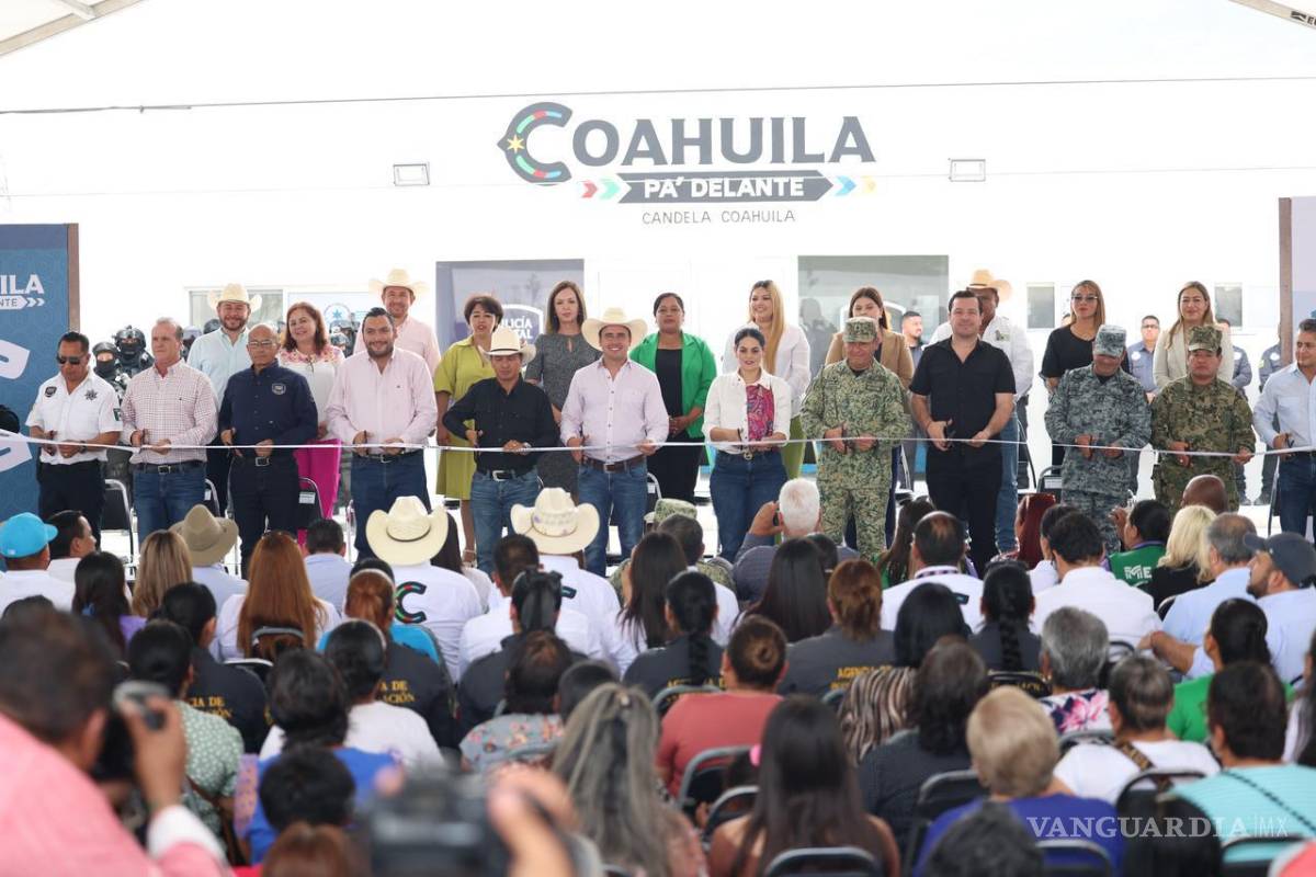 Coahuila: Entrega Manolo Jiménez cuartel de la Policía Estatal en Candela