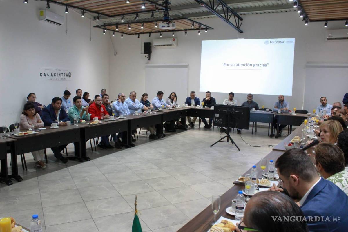$!Integrantes de Canacintra Torreón conocieron el Reporte Mensual de Seguridad y revisaron las acciones realizadas entre mayo y julio de este año.