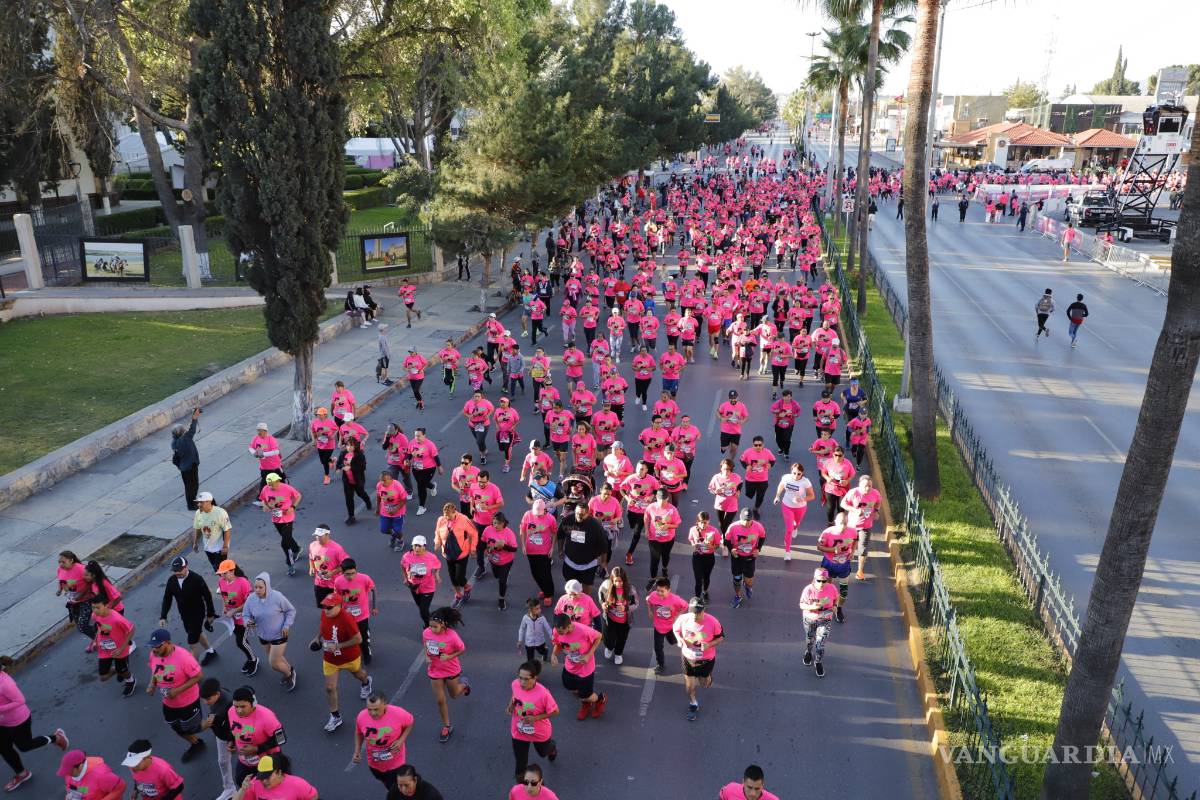 En carrera de Coahuila se suman 10 mil almas vs el cáncer
