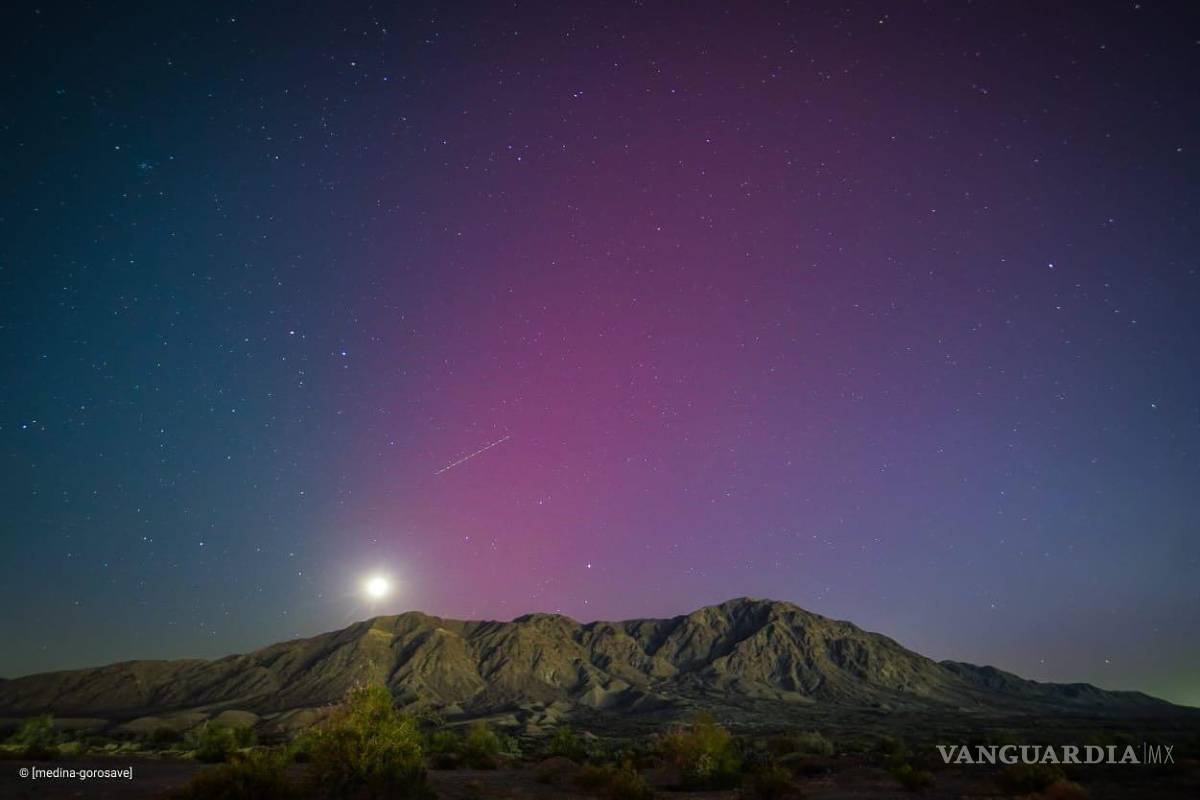Auroras boreales sorprenden en México tras impacto de Tormenta Solar extrema, así fue visto en Zacatecas, Baja California y Coahuila (FOTOS)