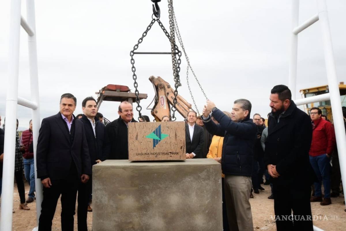 Coloca gobernador primera piedra de Laguna Industrial Park, en Matamoros