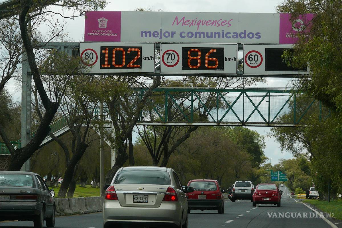 Suspendidas indefinidamente las fotomultas en Edomex