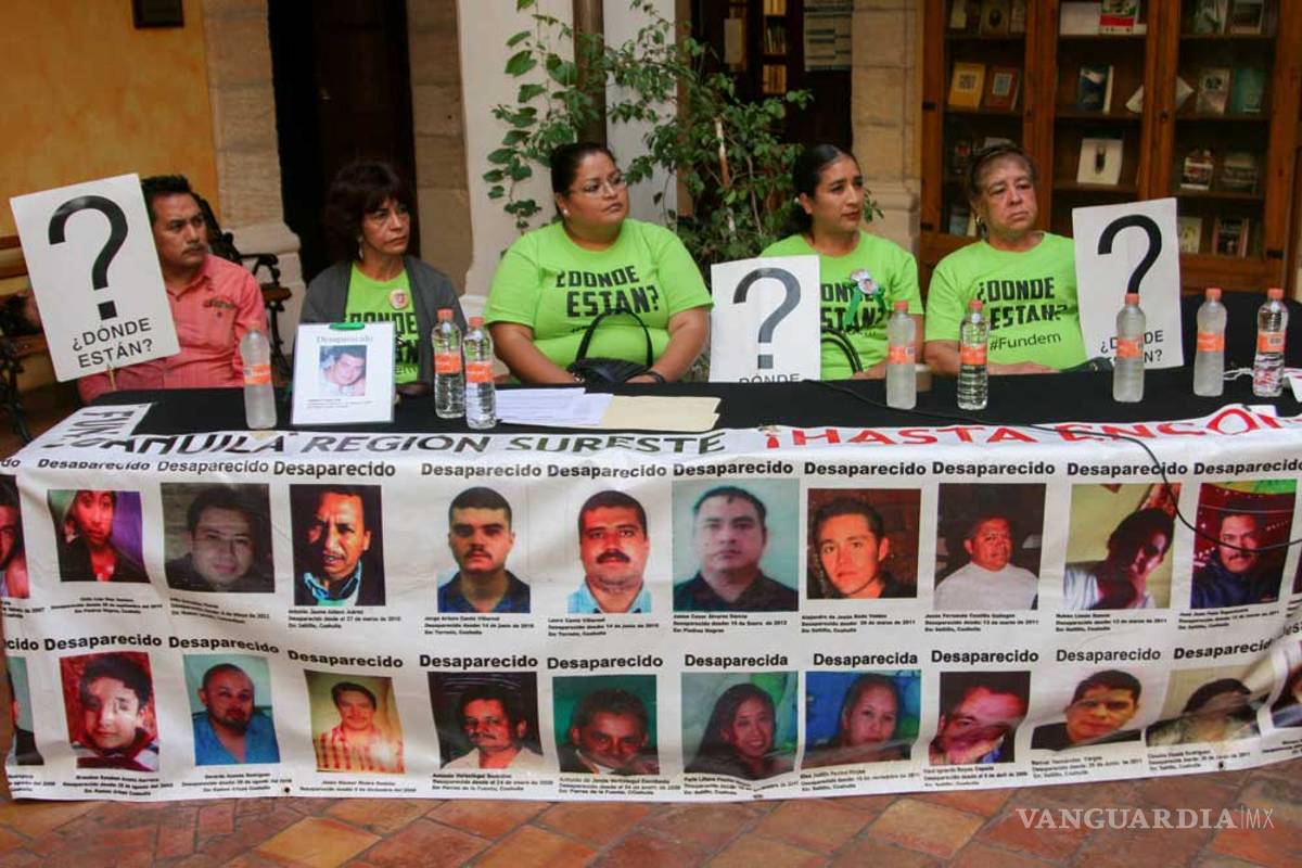 Exigen ampliar grupos de búsqueda de desaparecidos en Coahuila