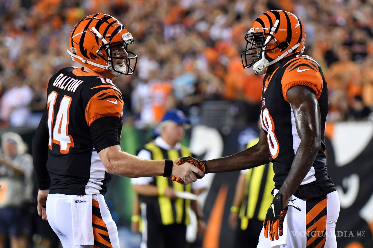 Con una noche de ensueño para Andy Dalton y AJ. Green, los Bengals se adueñan del Norte de la Americana
