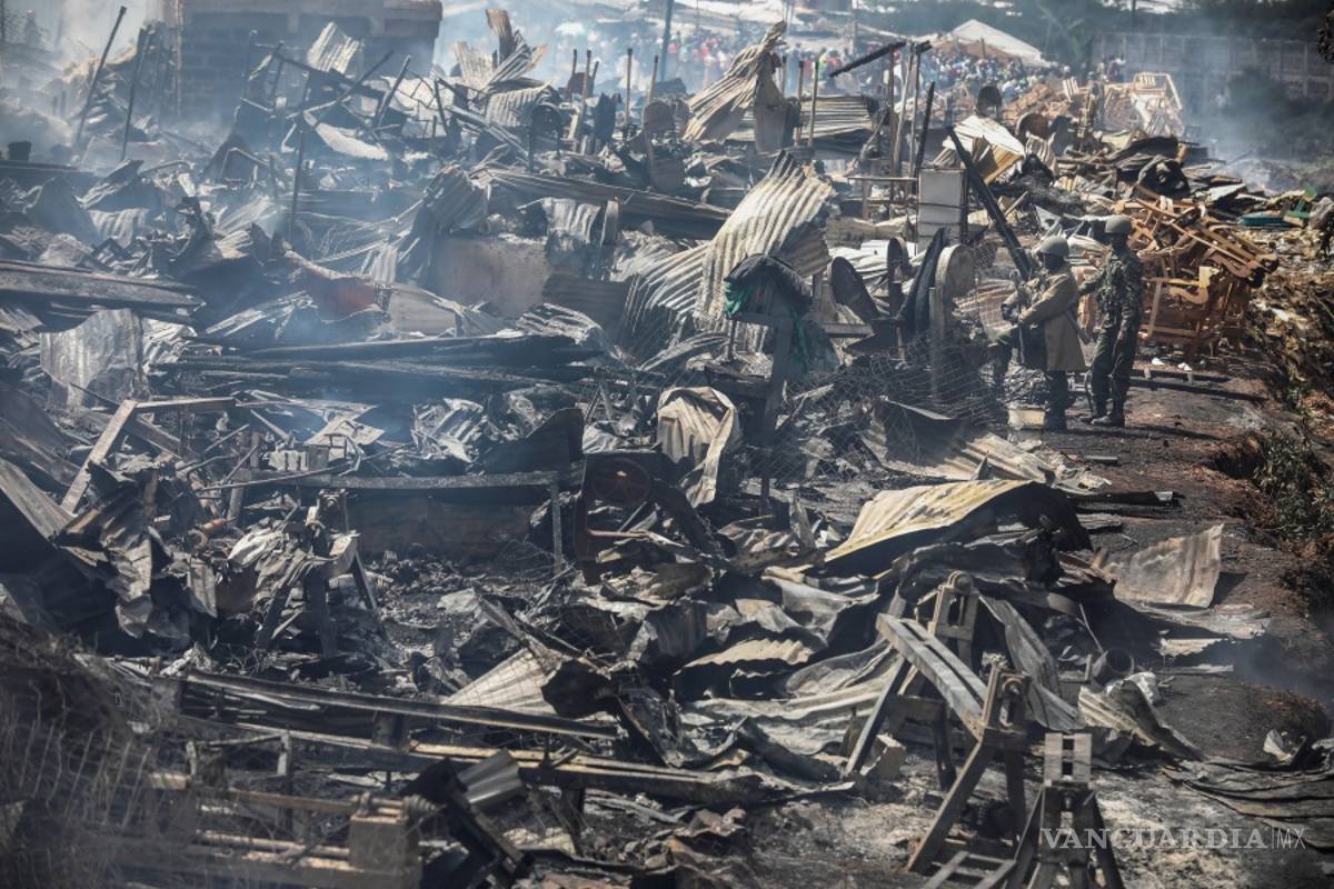 Al menos 15 muertos y 70 heridos al incendiarse un mercado en Kenia