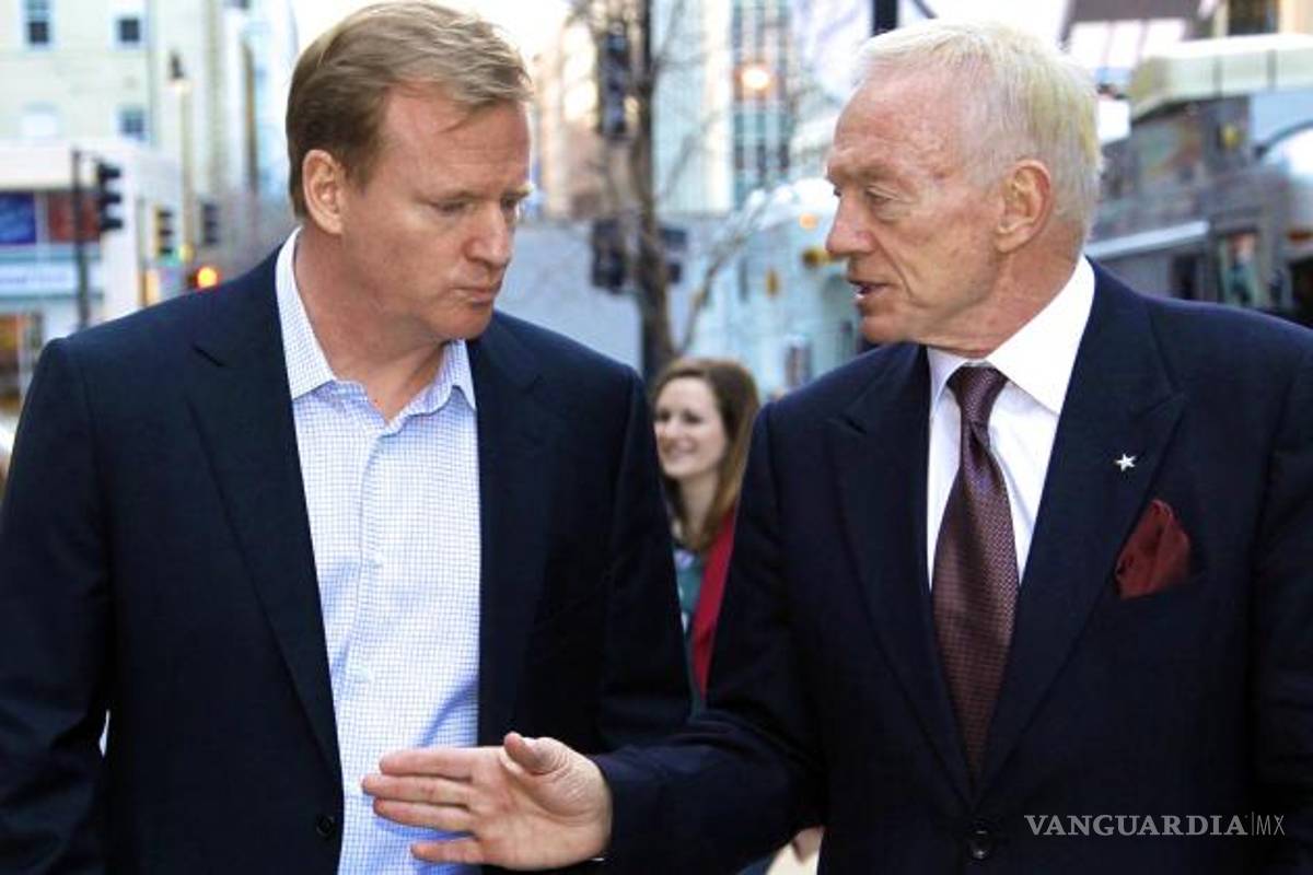 Jerry Jones amenaza con demandar a la NFL si se extiende el contrato de Goodell