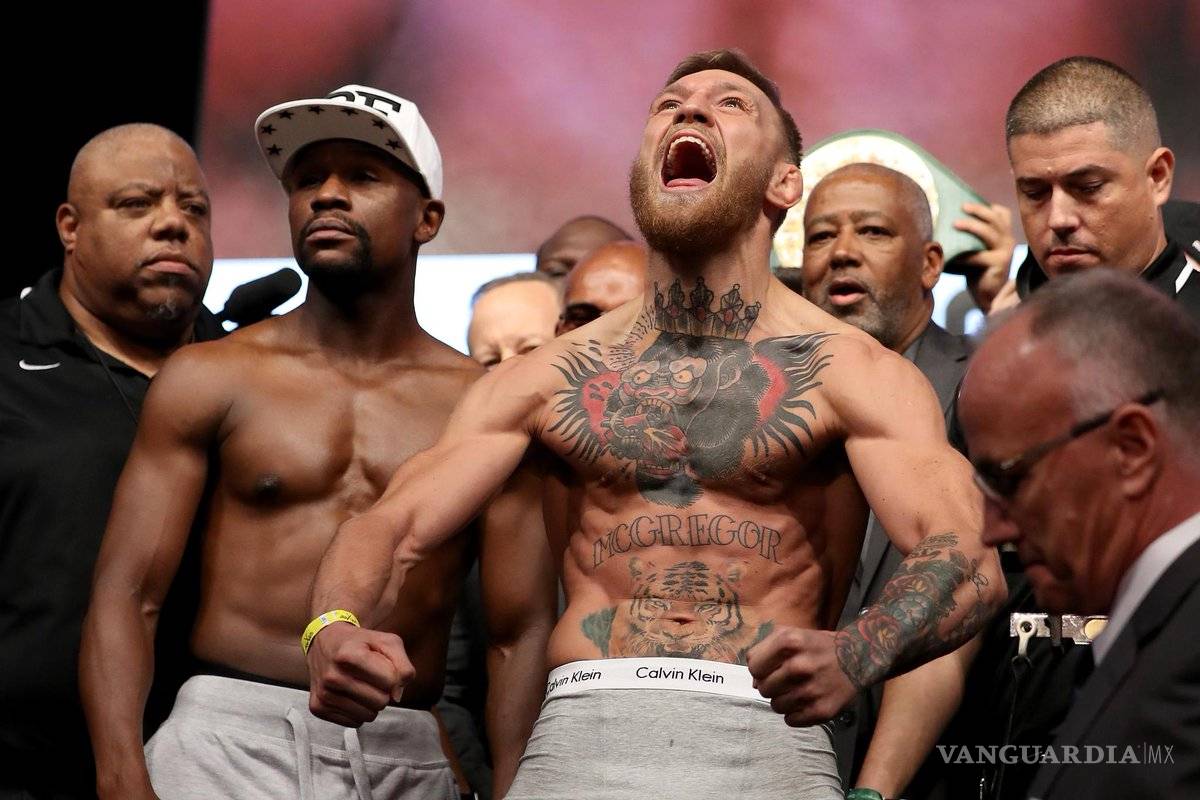 McGregor conquistó a la afición en el pesaje