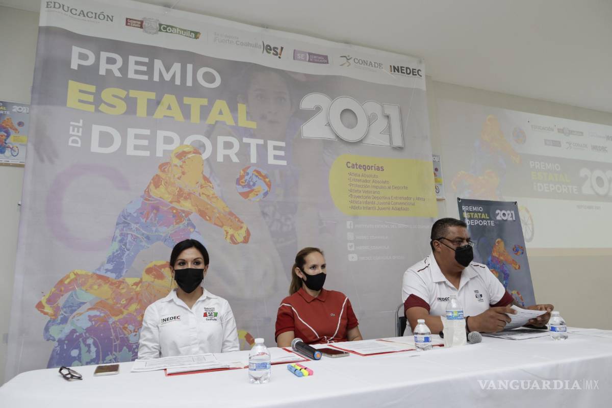 Convoca INEDEC a participar en el Premio Estatal del Deporte 2021