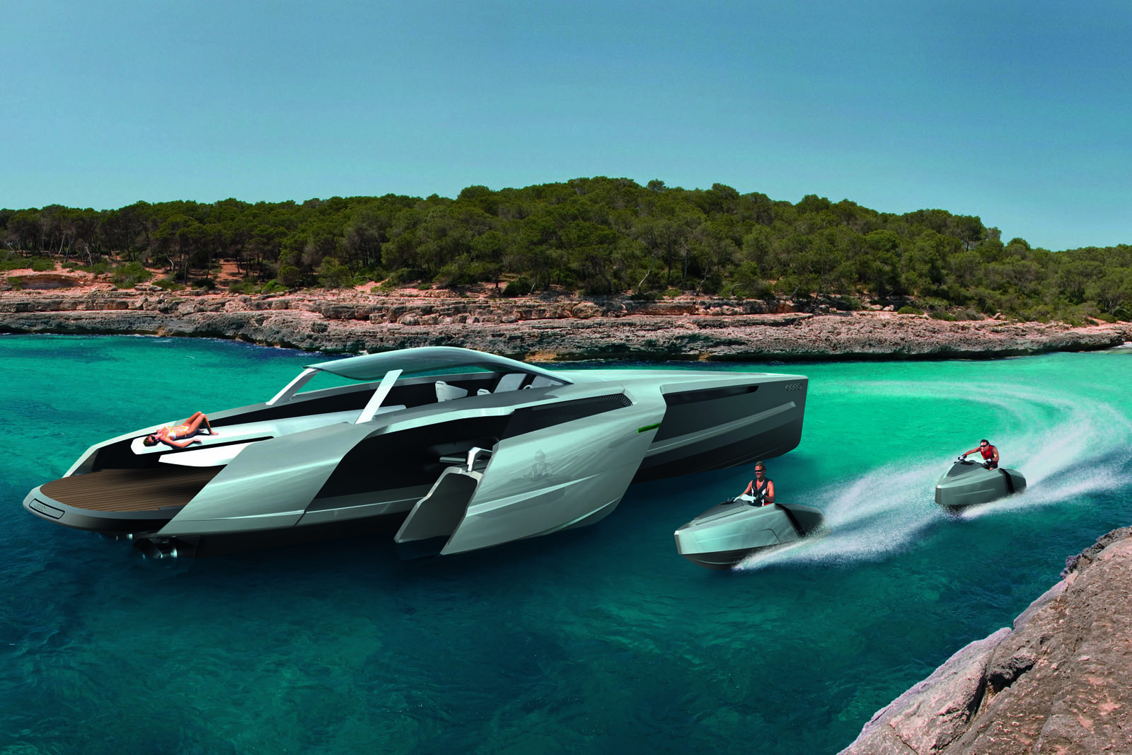 $!Superbarcos basados en superdeportivos de Bugatti, Porsche y otros
