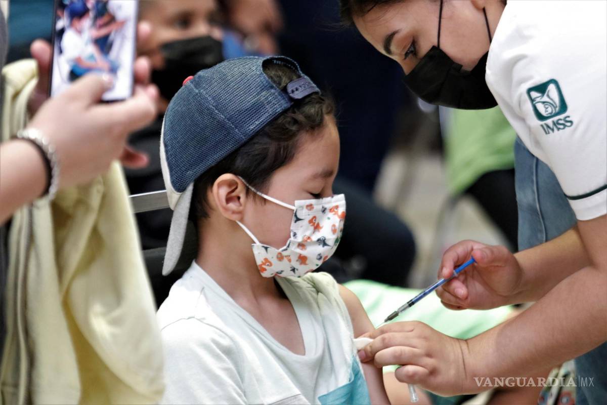 Saltillo: aplicarán a niños de 5 a 11 años segunda dosis de Pfizer contra COVID-19