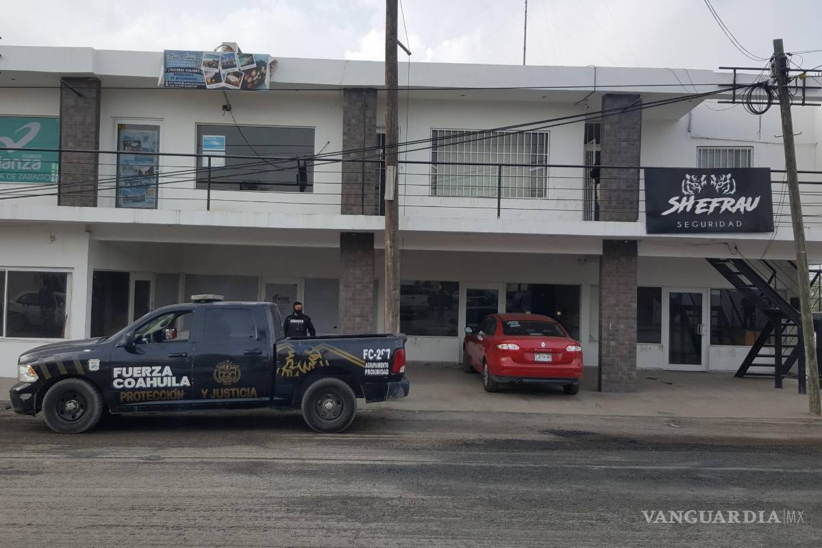 $!Fuerza Coahuila clausura agencia de seguridad "Shefrau" en Monclova