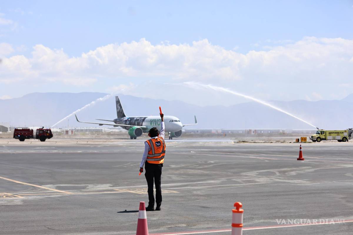 $!La nueva ruta hacia Cancún operará dos veces por semana, los jueves y domingos, desde la terminal aérea ubicada en Ramos Arizpe.