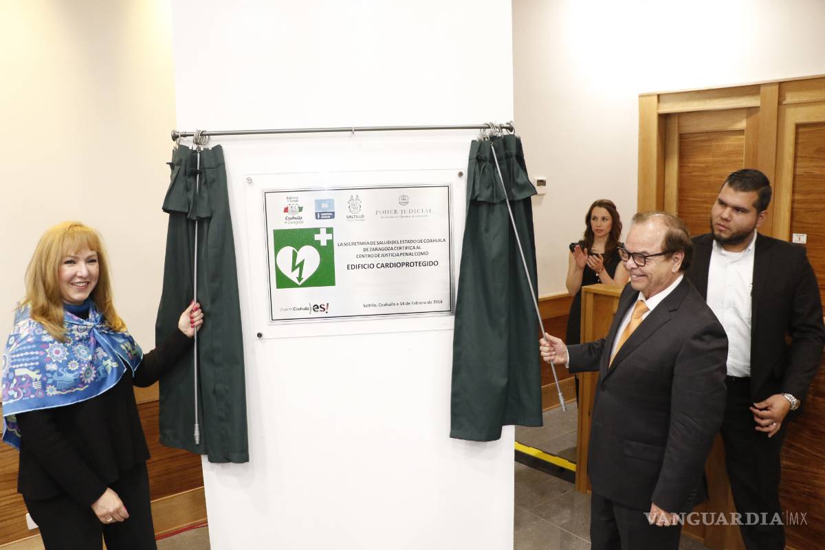 Es Centro de Justicia espacio cardioprotegido