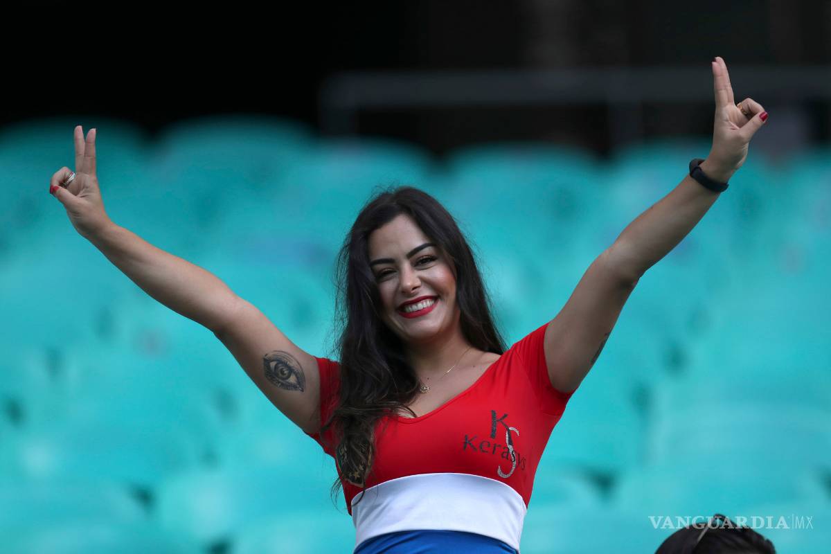 $!Larissa Riquelme deslumbra con su belleza en la Copa América