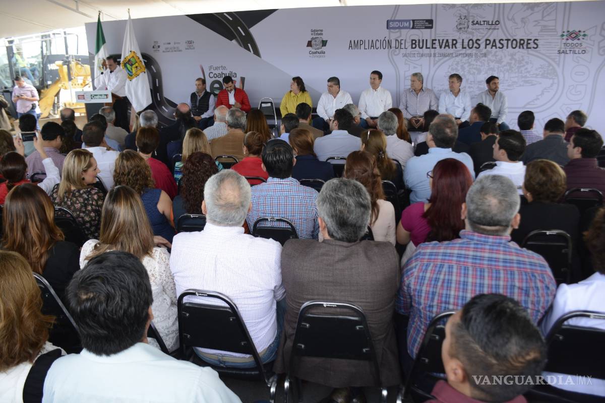 Arranca ampliación del bulevar Los Pastores en Saltillo, Arteaga y Ramos Arizpe