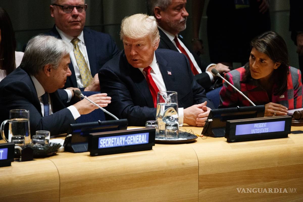 Trump pide cooperación internacional para "desmantelar la producción de drogas" a nivel global