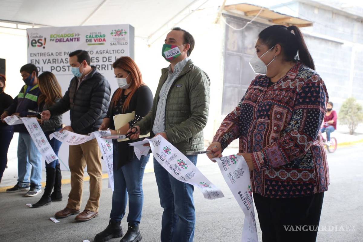 Estrena Postal Cerritos obras de pavimentación