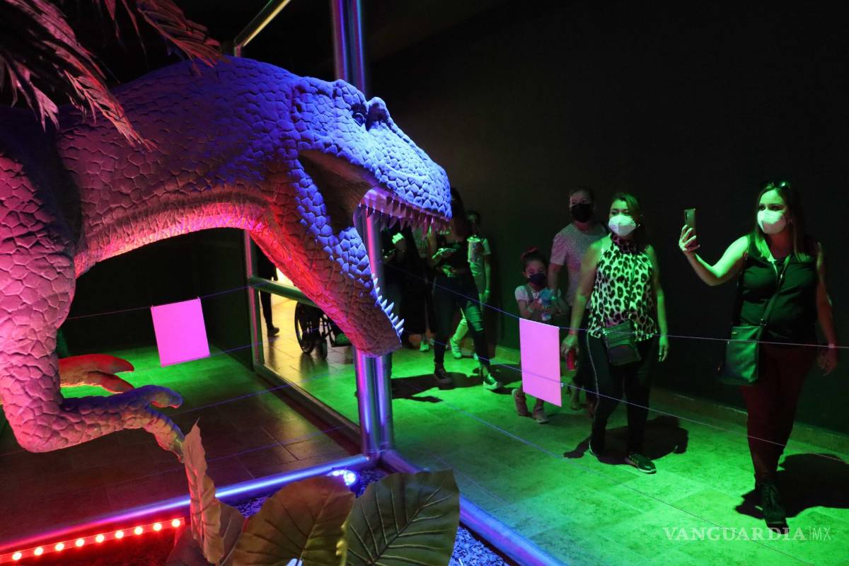 $!¡Al mundo jurásico! Inauguran pabellón de realidad virtual en el Museo del Desierto