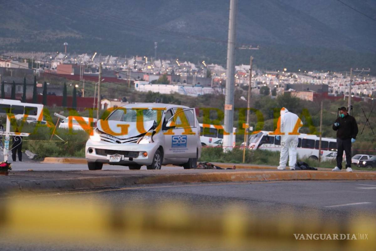 Atropellan a papás al llevar a su hija al trabajo en Saltillo; los dos mueren