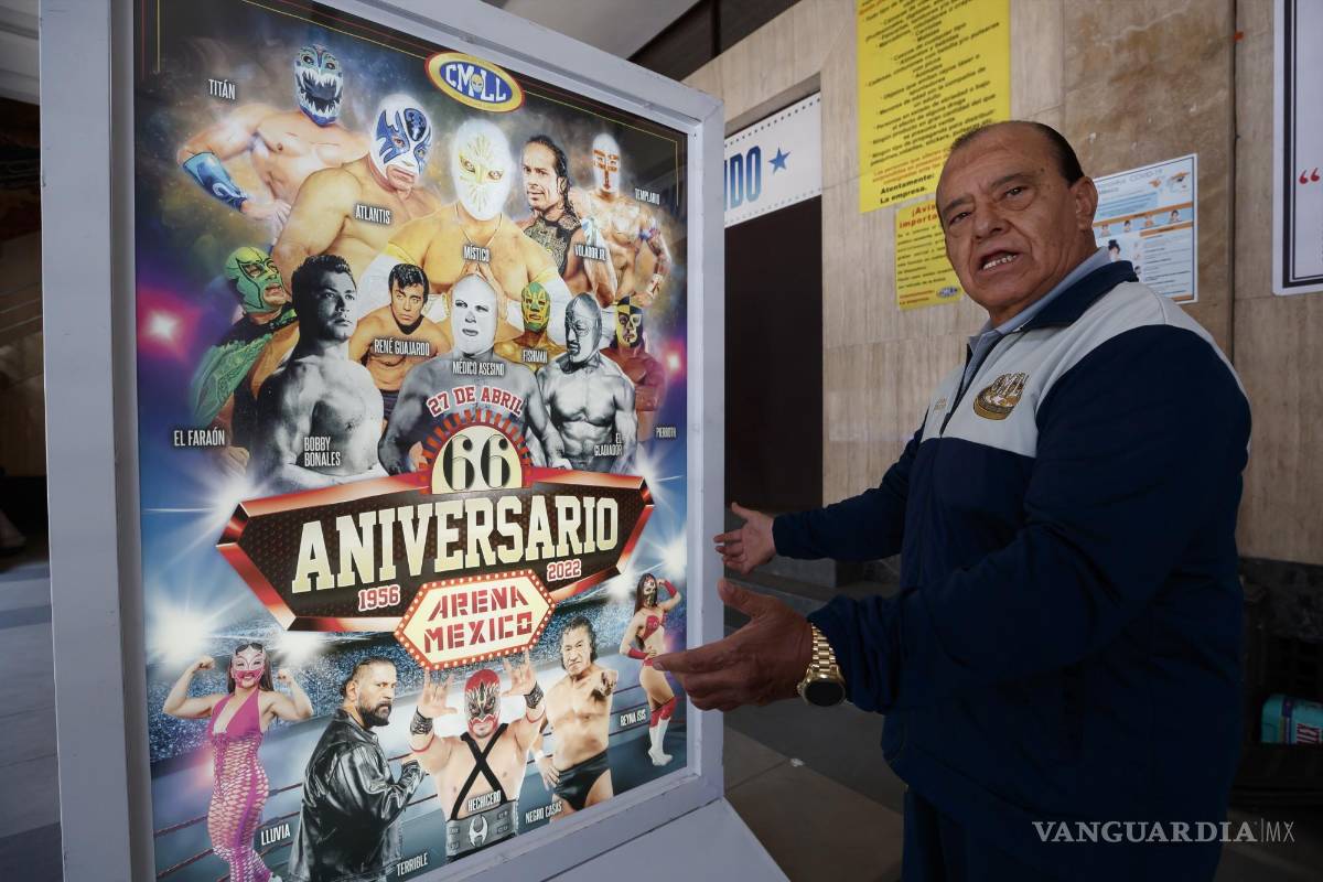 $!El exluchador y entrenador del Consejo Mundial de Lucha Libre (CMLL) Tony Salazar en Ciudad de México (México).