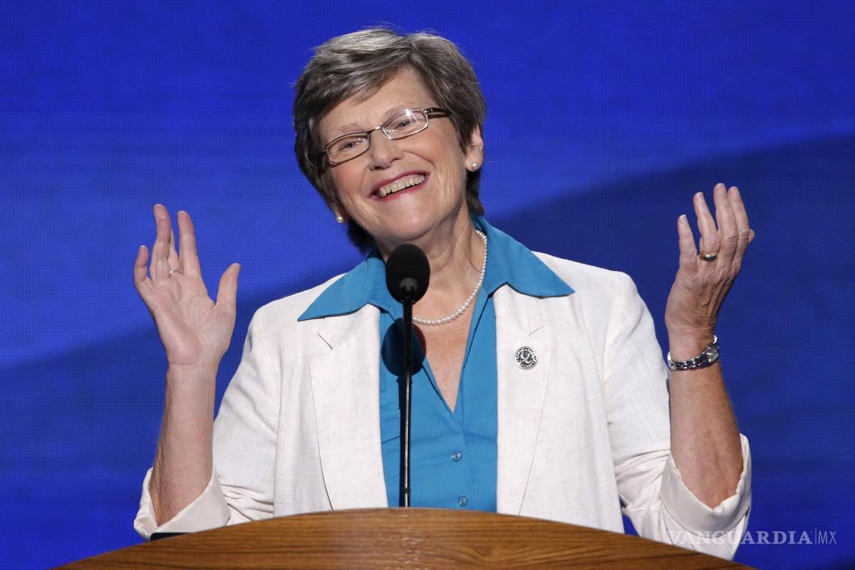 $!La hermana Simone Campbell, directora ejecutiva de Roman Catholic Social Justice Organization en Charlotte, Carolina del Norte, el 5 de septiembre de 2012.