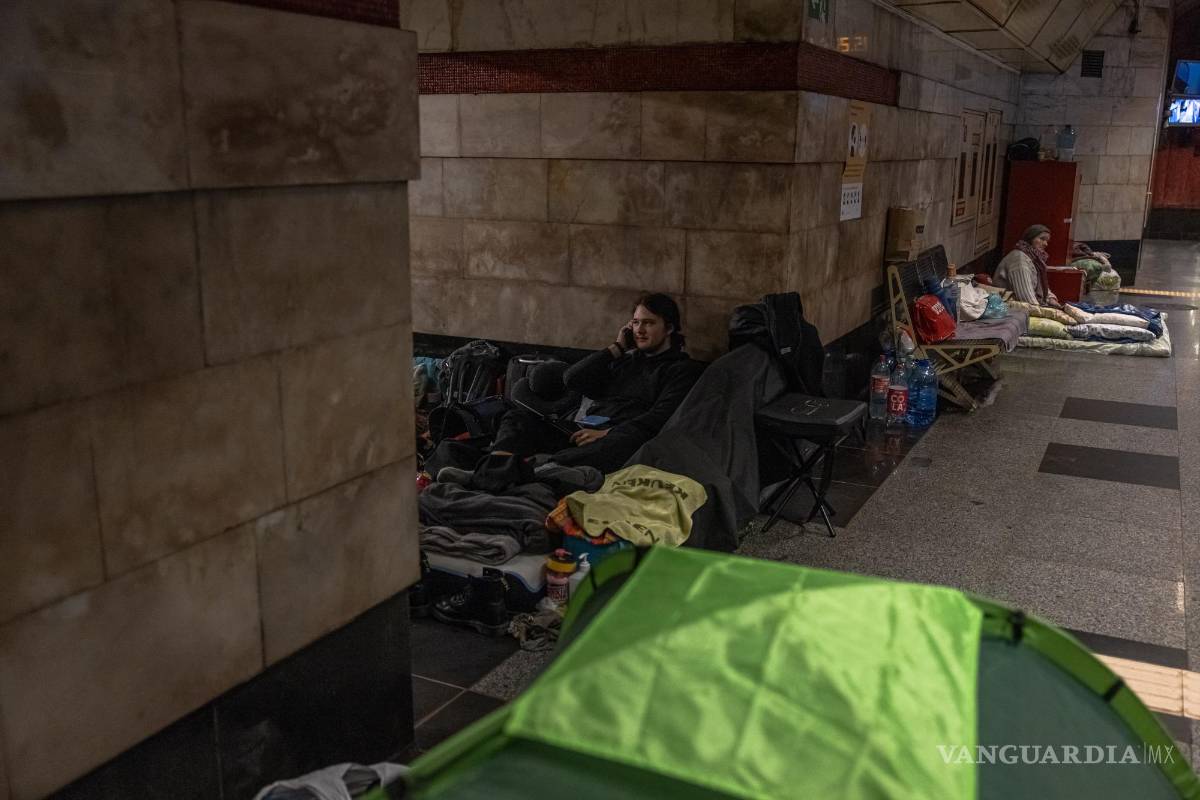 Vagones del metro se convierten en el hogar de ucranianos