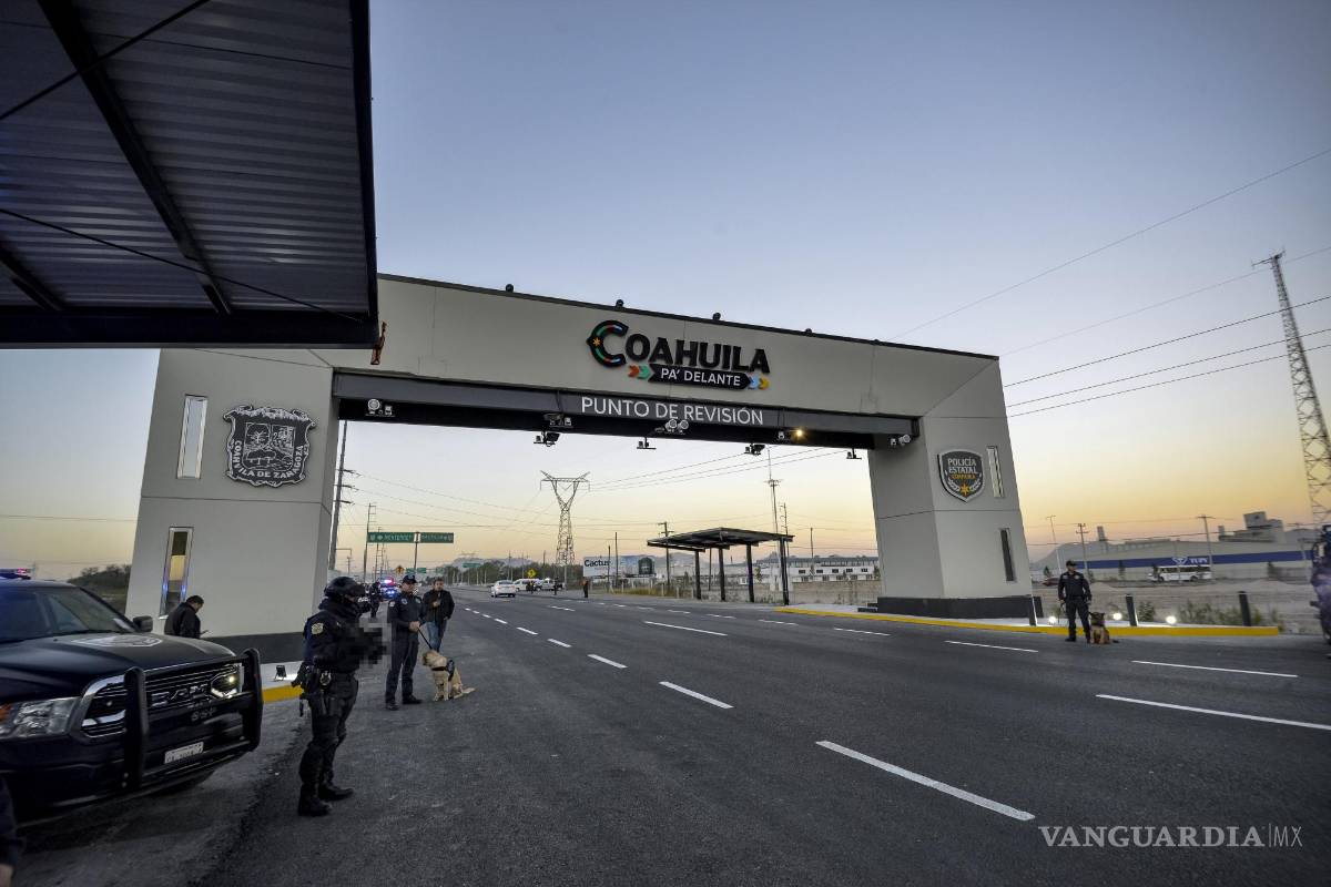 Coahuila refuerza su seguridad con el primer Arco de Vigilancia en la carretera Monterrey- Saltillo