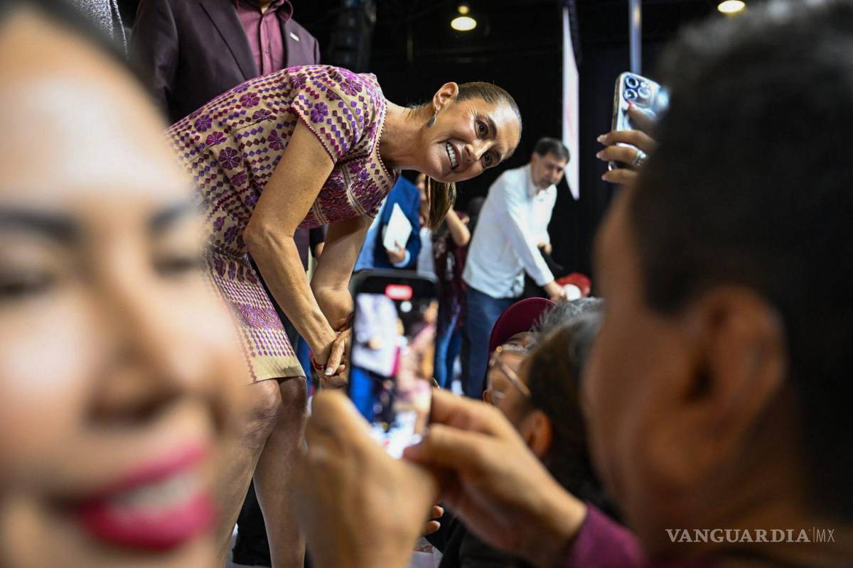 $!La Presidenta electa de México, Claudia Sheinbaum Pardo; en el Congreso Nacional de Morena dónde será renovado la dirigencia.