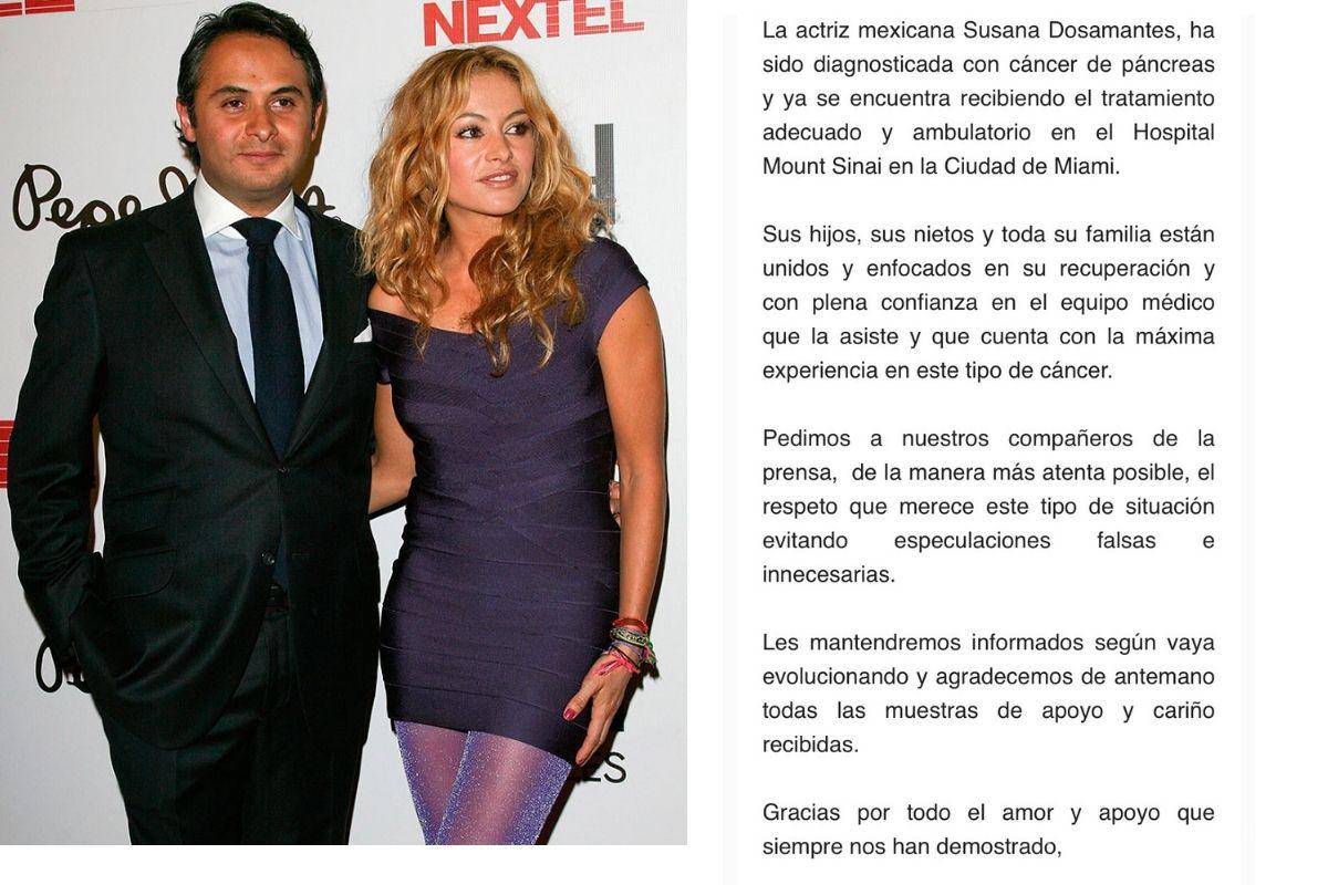 $!Enrique Rubio, hermano de Paulina Rubio, emitió el comunicado sobre la salud de Susana Dosamantes.