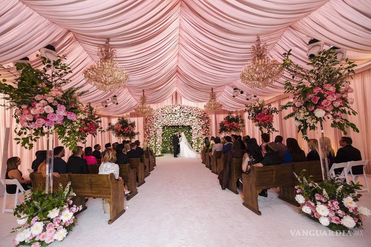 $!Britney Spears y Sam Asghari durante la ceremonia nupcial.