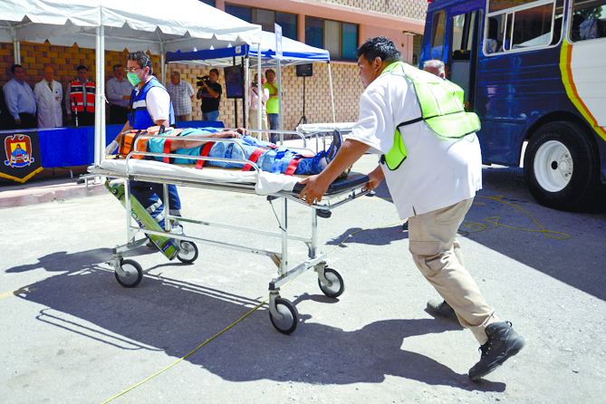 Realizan en Saltillo simulacro con saldo masivo de víctimas