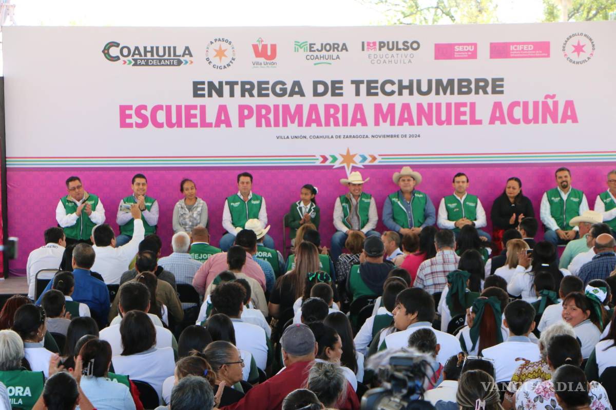 Coahuila impulsa educación con inversión histórica en infraestructura escolar