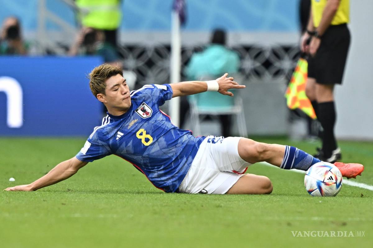 $!Ritsu Doan, quien anotó uno de los goles de Japón en la victoria por 2-1 sobre Alemania, pareció el más amenazante.