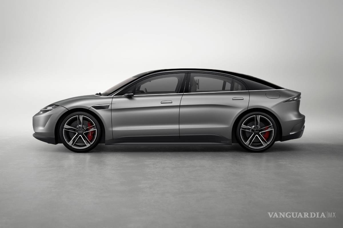 $!Presume Sony el Vision-S su vehículo eléctrico que no está a la venta