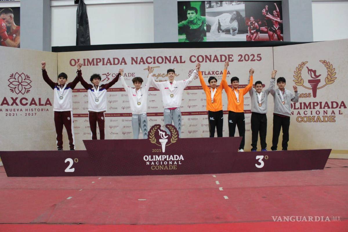 $!Rocco Arellano Valdez y Axel Fragoso Rincón se coronaron campeones nacionales en dobles varonil de tenis de mesa, categoría Juvenil “A”.