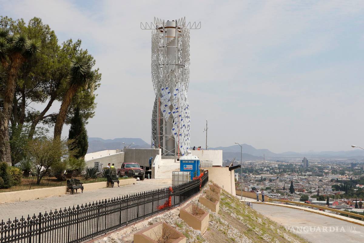 Lleva 80 por ciento de avance el Mirador de Saltillo