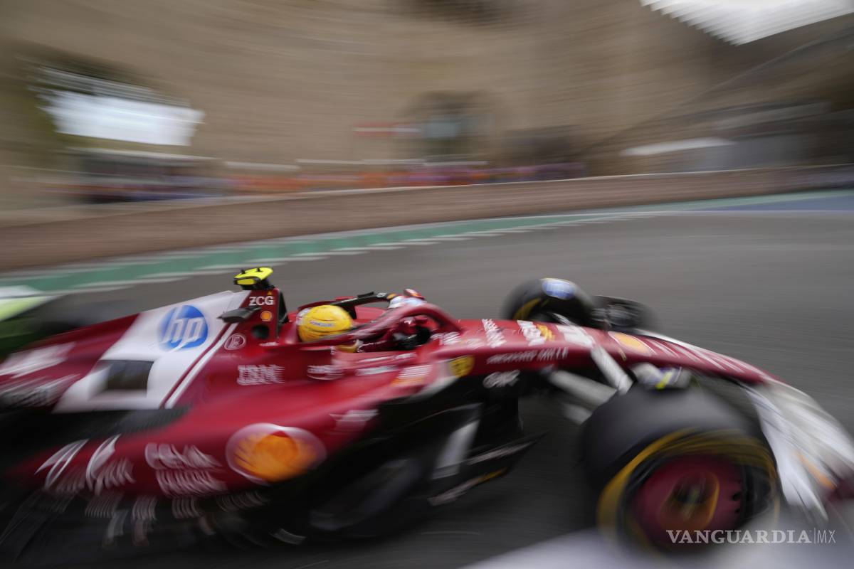 Hamilton brilla en Bakú: lidera las prácticas libres del GP de Azerbaiyán