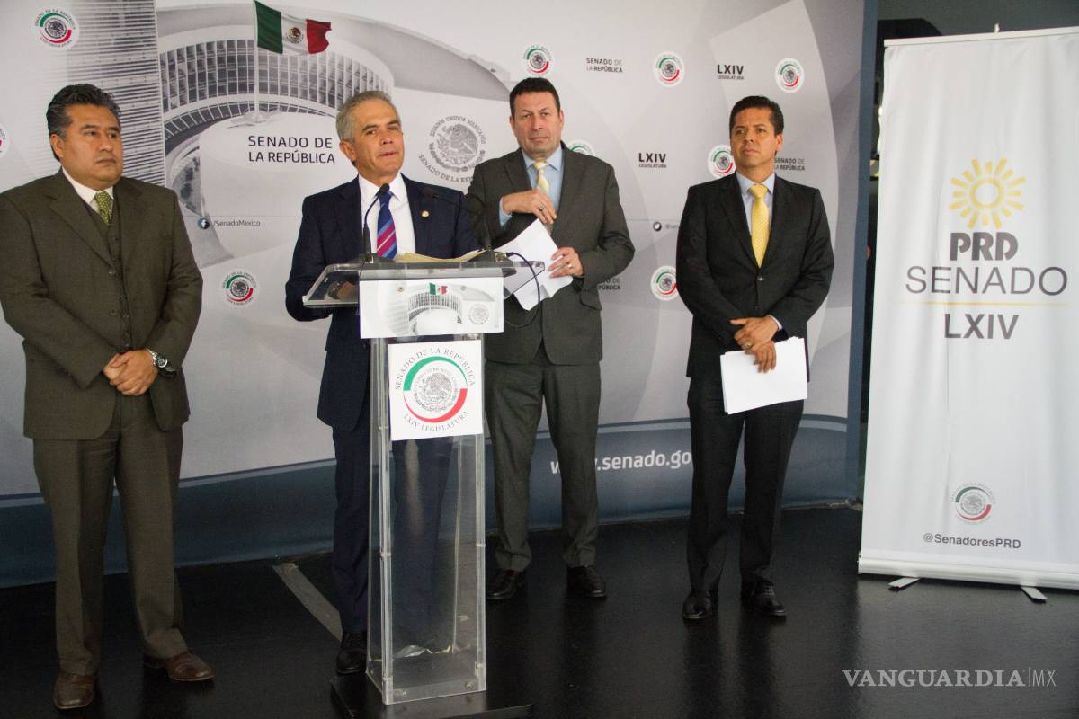 No a trabajar los sábados, dice el senador Miguel Ángel Mancera