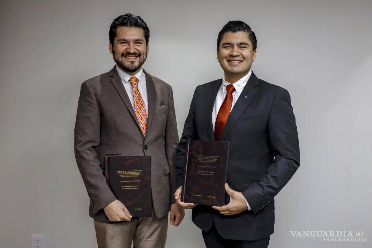 $!M.D. Juan Manuel González e Ing. Roberto Díaz (presentaron en el Congreso una iniciativa para regular IA en la industria)
