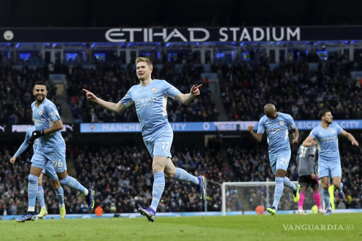 Aplasta Manchester City al Leicester City con el 6-3