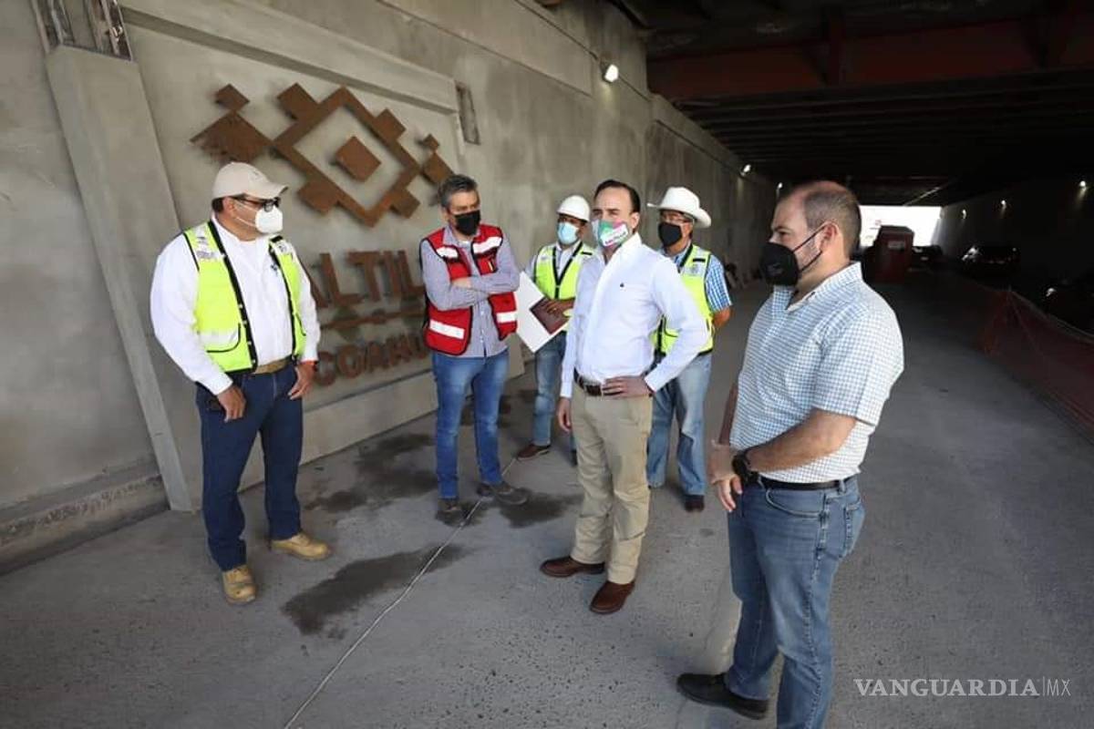 Avanza 65% remodelación de paso a desnivel en Saltillo