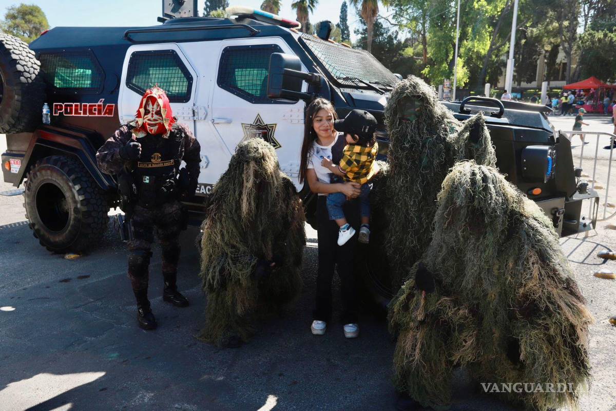 $!Los menores conocieron muchas facetas de los policías.